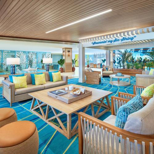 共用Lounge/電視區, Margaritaville Hotel Kansas City in 肯薩斯城