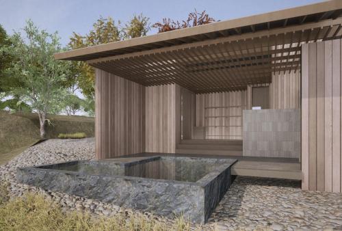 Open air bath, 山人 Oga in Oga