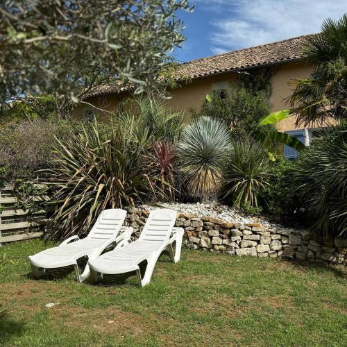 Dārzs, Gîte la Charentaise (Gite la Charentaise) in Fontenille-Saint-Martin-d'Entraigues