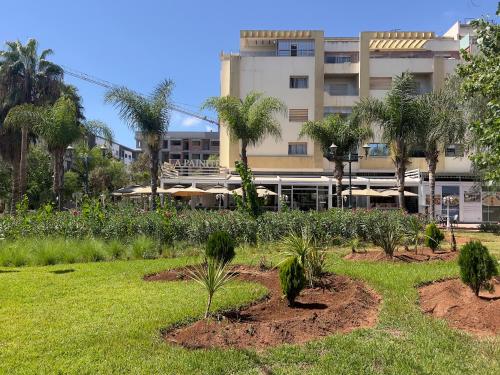 정원, Family Apartment à Jnane California Confort & Proximité (Family Apartment a Jnane California Confort & Proximite) in 아인 초크