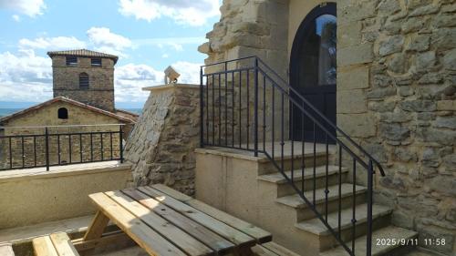 Balcony/terrace, Gite de Bathernay au Donjon in Bathernay