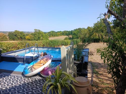 Swimming pool, Cidre Bois in Saint-Sulpice-le-Dunois