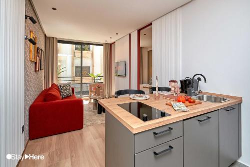 cuisine, Stayhere Casablanca - Maarif - Elite Residence near Villa des Arts