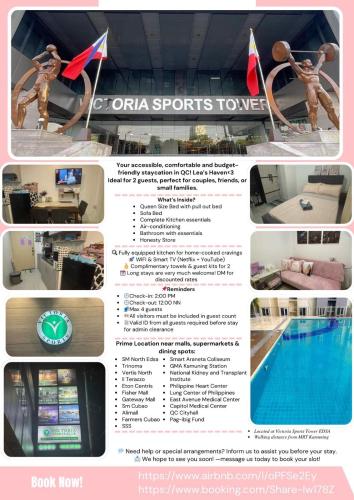 Joy's Haven at Victoria Sports Tower, Manila