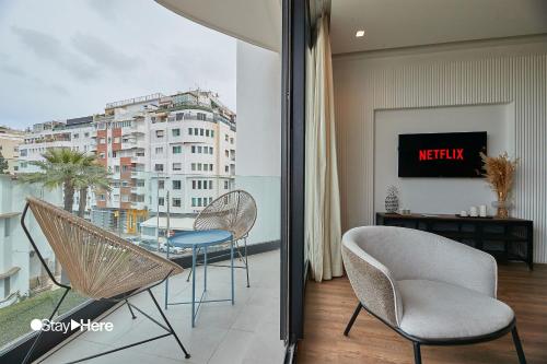 StayHere Casablanca - Palmier City Living - 발코니/테라스