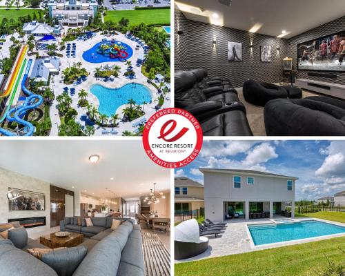Gorgeous Home With Private Pool, Themed Rooms Near Disney With Waterpark & Resort Access At Encore Resort - 7687Ff