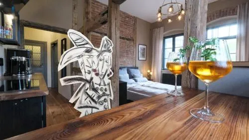 Altstadt Apartment in Torgau mit Balkon und Kunstgarten in Torgau, Deutschland