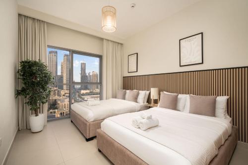 Elegant 3-Bedroom Apartment - Panoramic Burj Khalifa and Downtown Views, Dubai (foto 4)