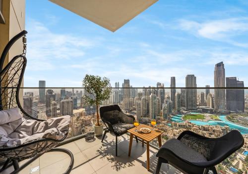 Luxury 3 BR Full Burj Khalifa and Fountain View, Dubaj