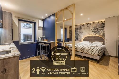 Studio Chic & Spacieux Hyper-Centre Clermont B - Location saisonnière - Clermont-Ferrand