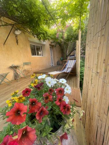Studio Terrasse Le petit cabanon