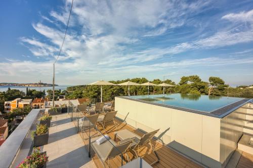 Kilátás, Level 5 Rovinj - Adults Only in Monsena