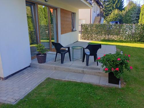 Deluxe Apartament z tarasem i parkingiem na wyłączność