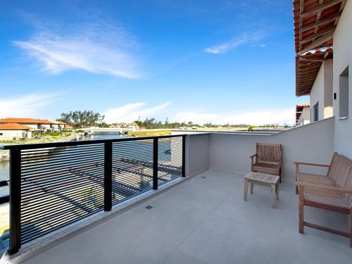 Balkong/terasse, Condominio Clube Marina Privativa Casa espaçosa (Condominio Clube Marina Privativa Casa espacosa) in Praia Baia Formosa
