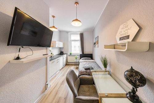 Moderne Single Apartments Hauptbahnhof in Halle an der Saale, Deutschland
