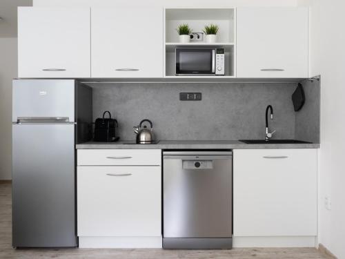 ห้องครัว, La Via Natura Apartmány Rejštejn (La Via Natura Apartmany Rejstejn) in เรชเตย์น