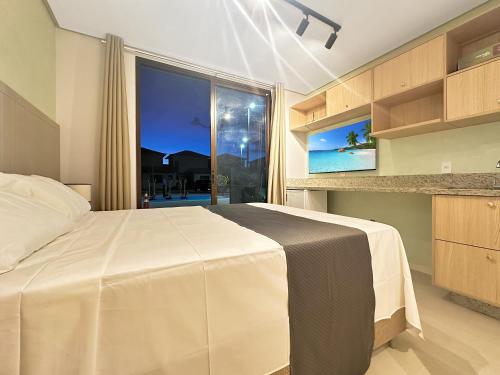 객실, Condomínio Clube - Qto com cozinha - Ar condicionado (Condominio Clube - Qto com cozinha - Ar condicionado) in 프라이아 바이아 포르모사