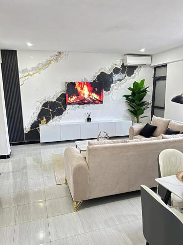 Stylish 3-BR Retreat in Masaki with Gym&Pool