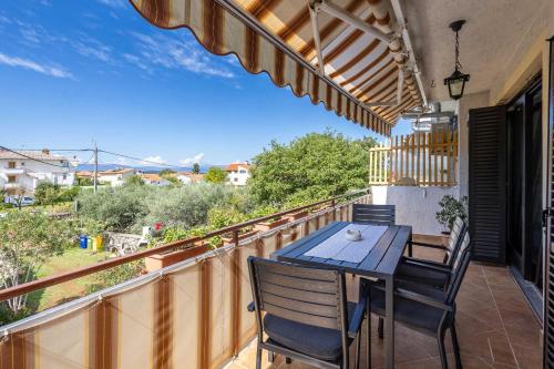 Erkély/terasz, Apartment Biserka in Malinska