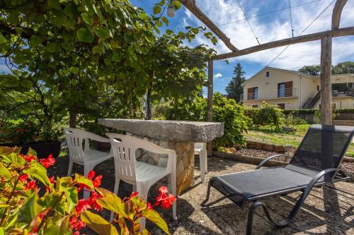 Erkély/terasz, Apartment Biserka in Malinska