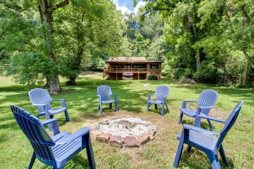 Dock and Hot Tub Tennessee River Cabin Getaway