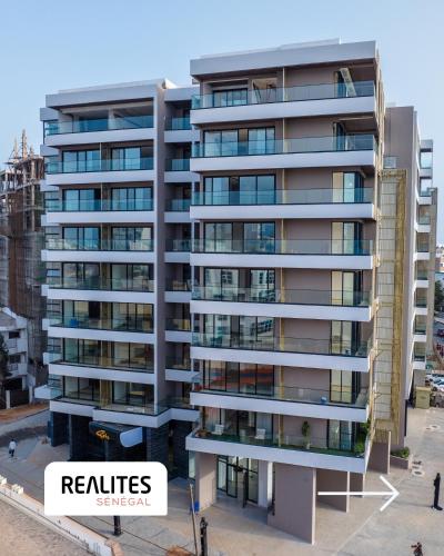Appartement F2 neuf et lumineux, aux Almadies -proche Corniche & centre-ville