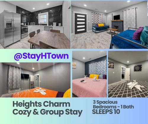 Heights Charm Cozy & Group Stay - Sleeps10