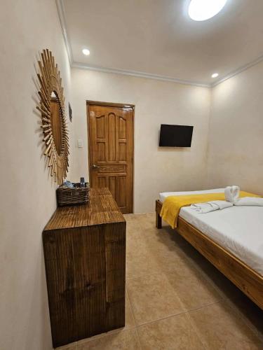 1 double bed