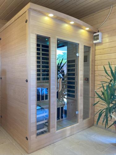 Sauna, Vinceller Vendeghaz in Liter
