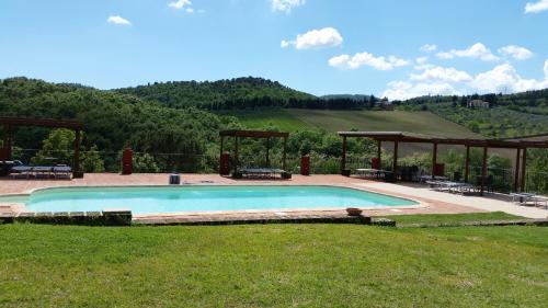 泳池, La Gufaia - holiday houses with pool near Florence in 卡爾米尼亞諾
