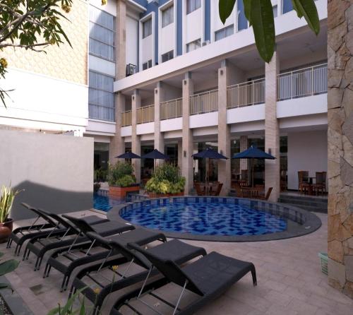 Swimming pool, VRATA Hotel Yogyakarta near Kalasan Temple
