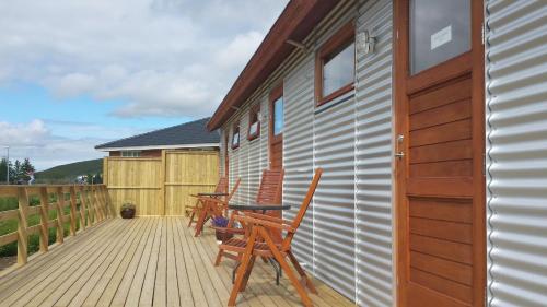 Balkons/terase, Guesthouse Hvitafell in Laugara