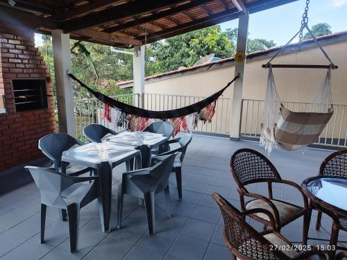 casa temporada caldas nova com 3 quartos Condominio Village muito area verde,piscinas, sauna in Estância Chácara Itapema