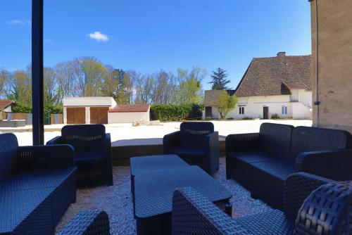 Balkons/terase, Domaine en bord de saone in Losne