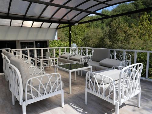 Balcony/terrace, Eman Termal Hotel in Çoturtepe