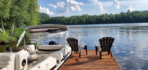 Au Bord du St-Maurice navigable river spa and ski in 大派爾斯(QC)