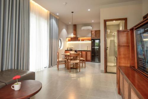 JULIE's HOUSE - A LUXURY APARTMENT IN HUE - 공용 라운지/TV 시청 구역