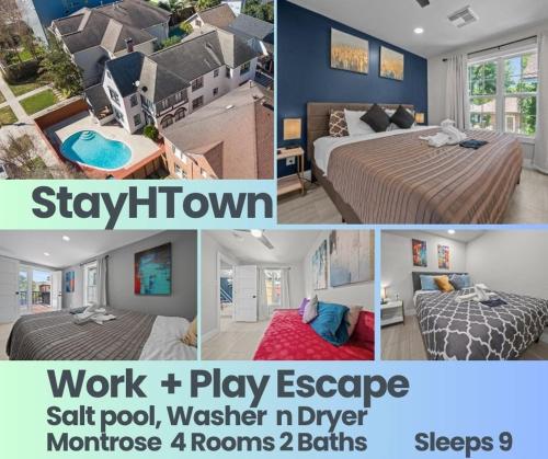 Work & Play 4 BR Escape with Pool near The Music Box Theater