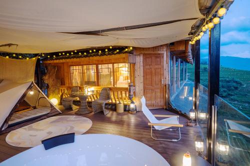 شرفة/ تراس, Longji One Art Hotel in Longsheng County