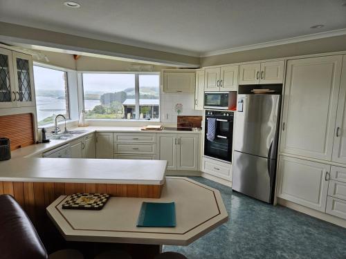 virtuve, Catlins-Alloa House, Hina Hina Rd in Owaka