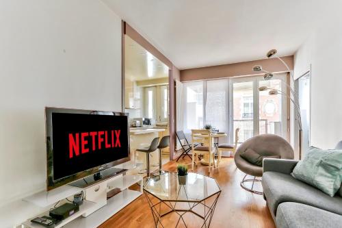 Appartement Quartier Arc de Triomphe Free Netflix, París
