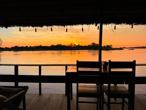 Namknong view in Muang Khong