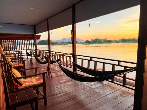 Namknong view in Muang Khong
