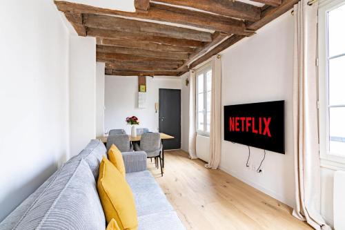 Appartement Quartier Fontaine Chatelet Les Halles Free Netflix - image 10