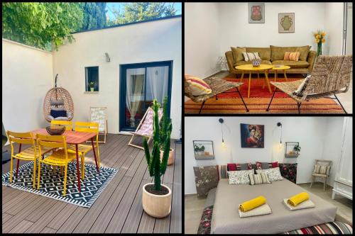 Maison de Plain Pied 65 m2, Hyper Centre, Cour Intérieure - Location saisonnière - Vaison-la-Romaine