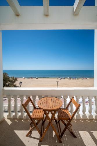 Habitación 2 camas, vistas al mar