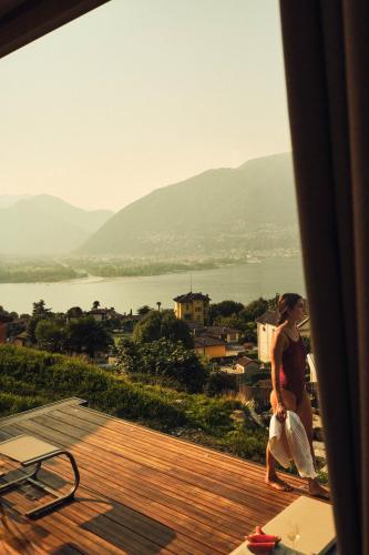 Balkon/terasa, Habitat Lago Maggiore in Piazzogna