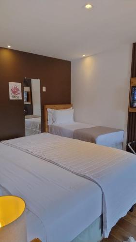1 queen bed, 1 twin bed