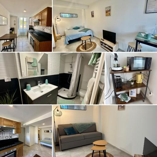 Kilátás, Studio Cosy en vallée d'Ossau (Studio Cosy en vallee d'Ossau) in Bielle