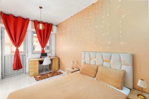 Bright apartment Maarif, 2 bedrooms, Wi-Fi, AC, Casablanca (fotografie 5)